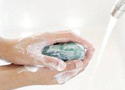 handwashing with soap