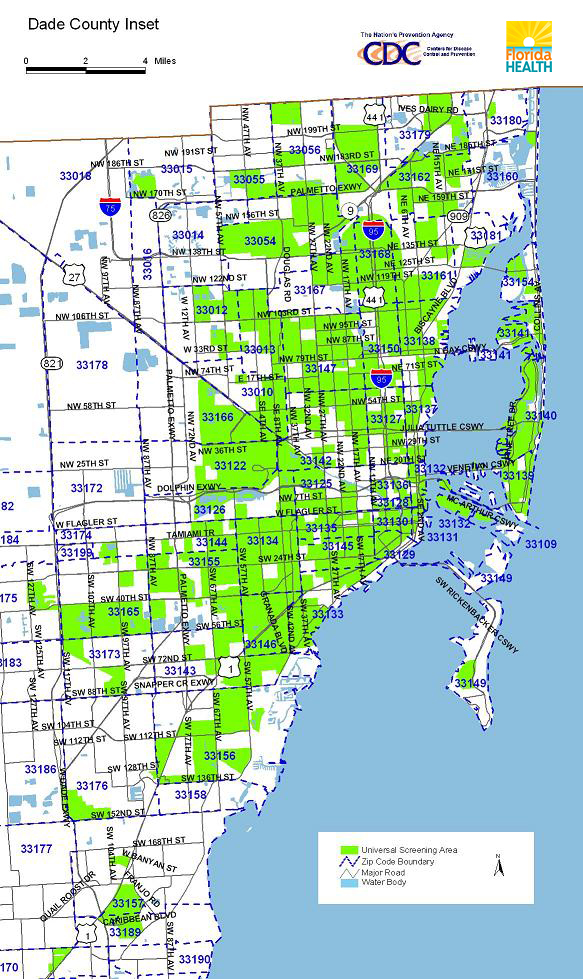 Miami Dade Zip Code Map - Maps For You