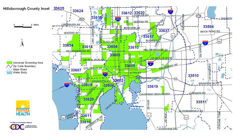 County Screening Maps Florida Department Of Health