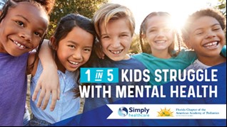 1 in 5 kids struggle with mental health.