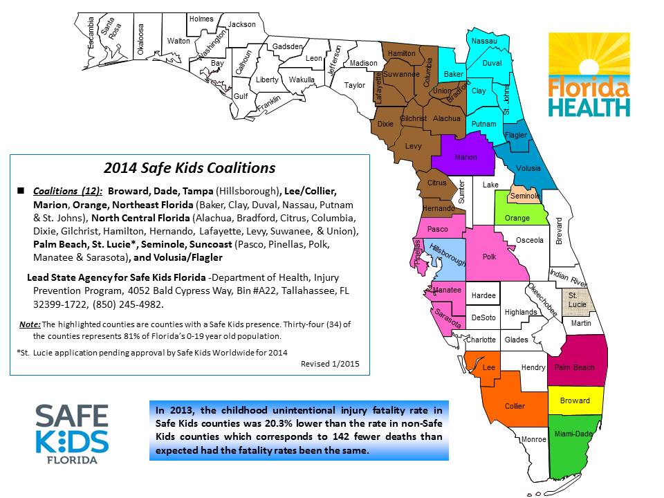 Safe Kids Florida Florida Department of Health