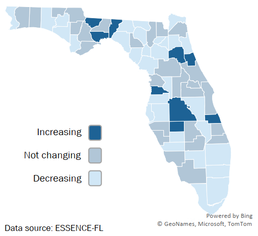 County Flu and Influenza-like Illness Activity