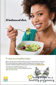 A woman eating a salad for a balanced diet.