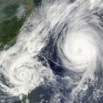 image of Hurricanes in the Atlantic ocean