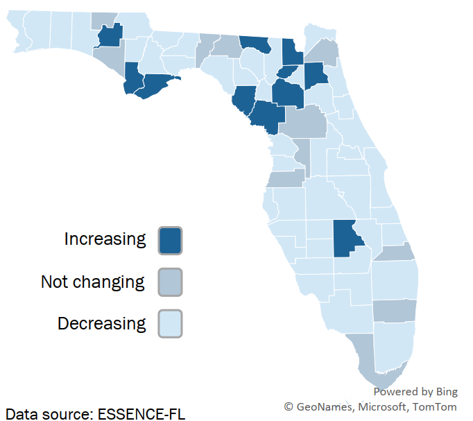 County Flu and Influenza-like Illness Activity