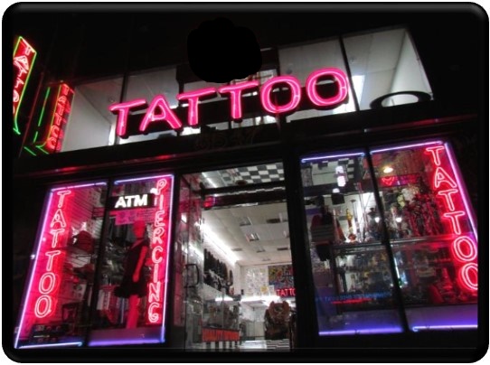 Photo of generic tattoo shop