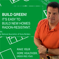 Builder with plans promoting radon resistant construction