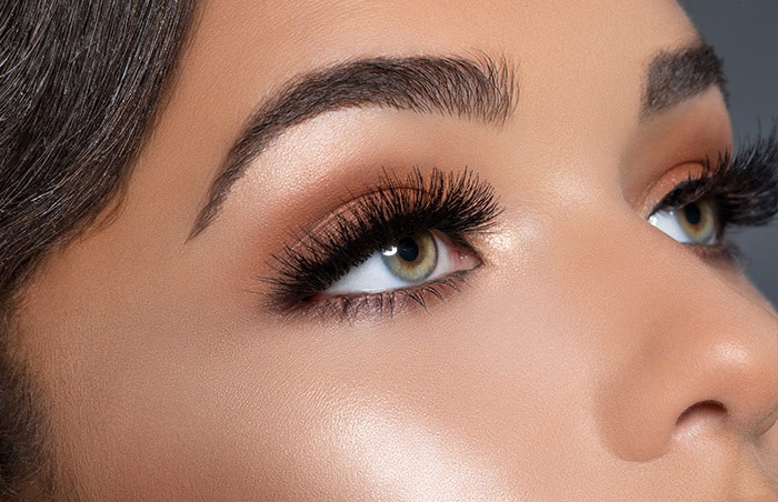 Photo of model with permanent makeup