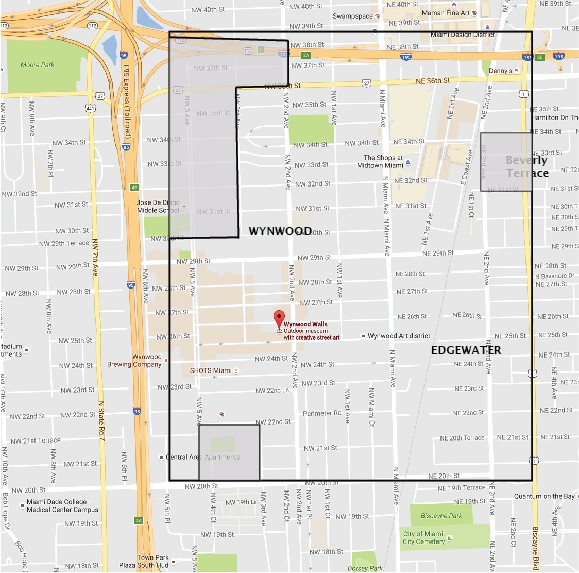 Map of affected area 