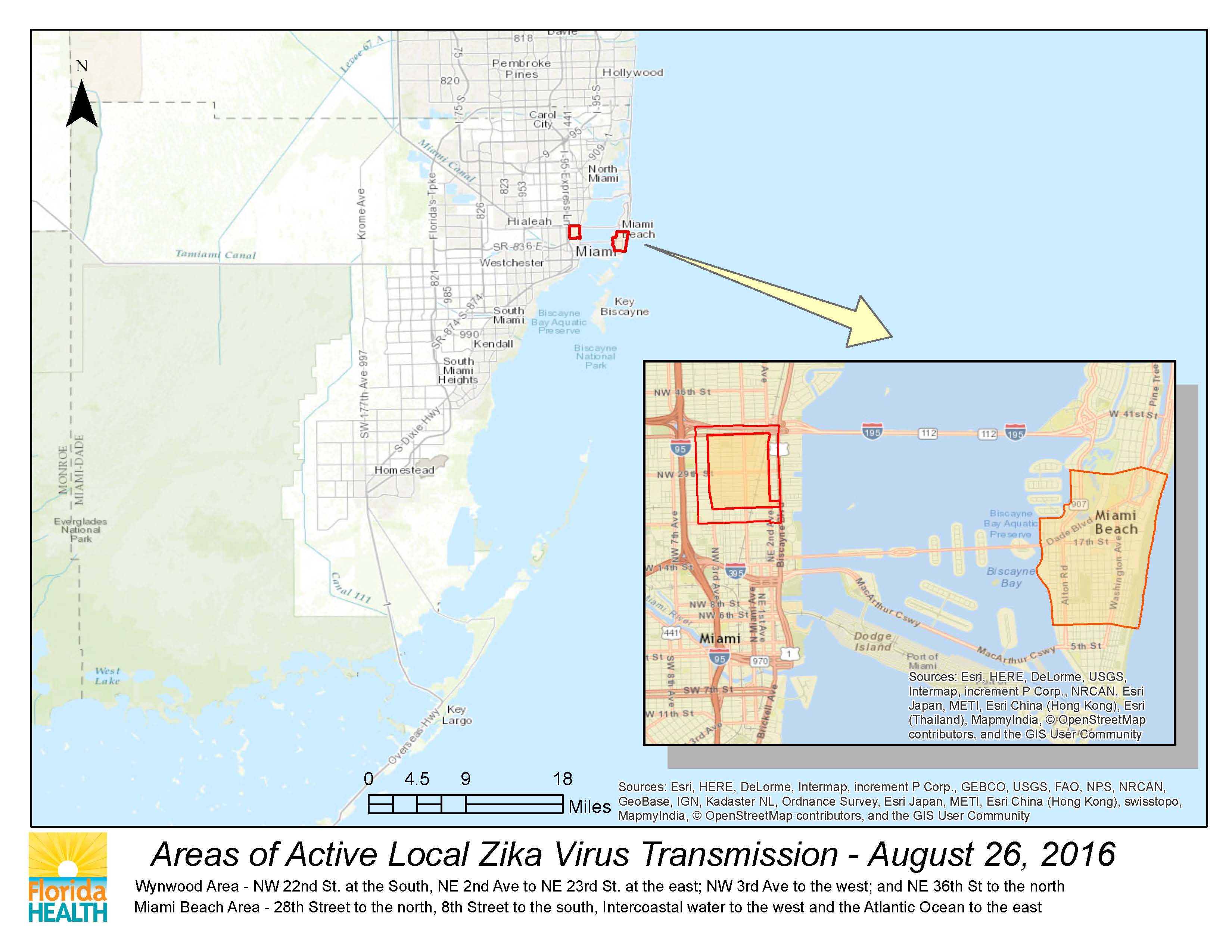 Zika County Map