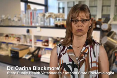 Dr. Carina Blackmore, State Public Health Veterinarian/Interim State Epidemiologist