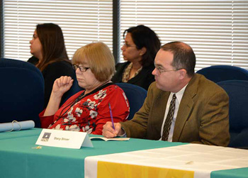 DOH and CDC Tuberculosis Partnership meeting photo. Image of attendees at conference tables.