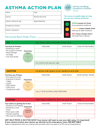 Asthma Action Plan