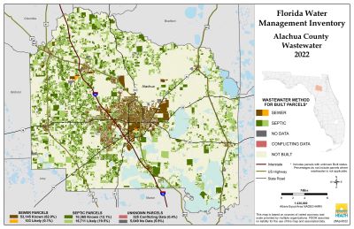 Wastewater $County Single Map