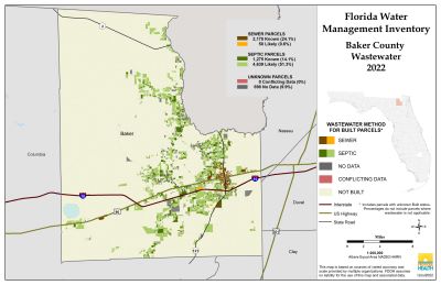 Wastewater $County Single Map