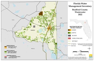 Wastewater $County Single Map