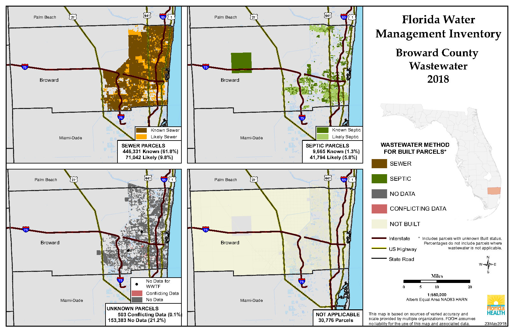 Wastewater Breakdown Map