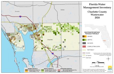 Wastewater $County Single Map