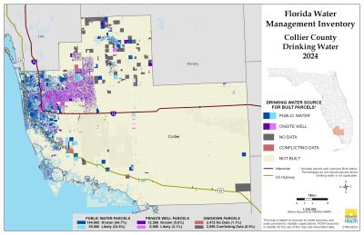 Drinking Water $County Single Map