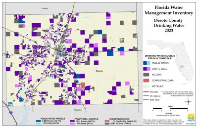 Drinking Water $County Single Map