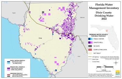 Drinking Water $County Single Map