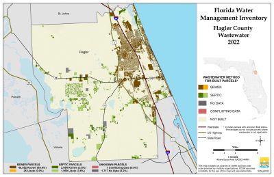 Wastewater $County Single Map