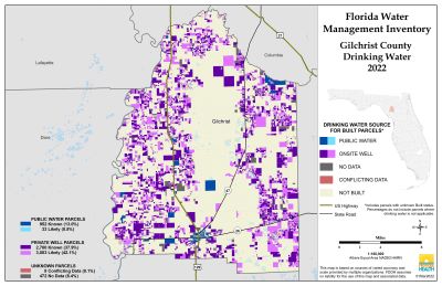 Drinking Water $County Single Map