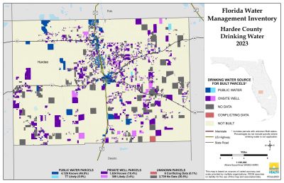 Drinking Water $County Single Map