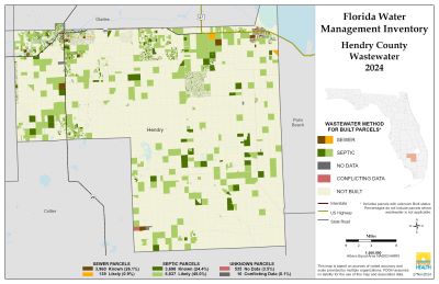 Wastewater $County Single Map