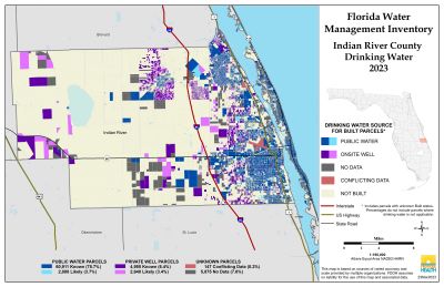 Drinking Water $County Single Map