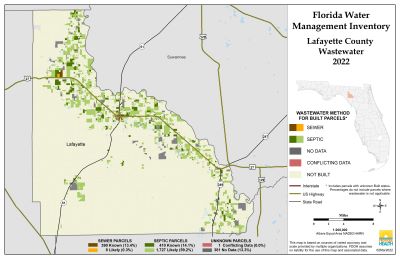 Wastewater $County Single Map