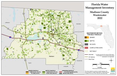 Wastewater $County Single Map