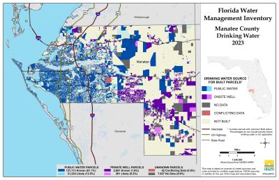 Drinking Water $County Single Map