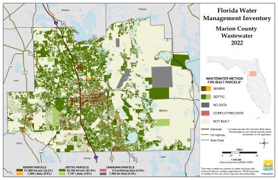 Wastewater $County Single Map