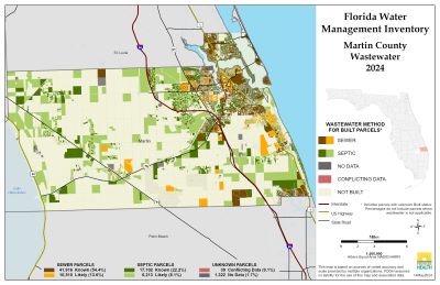 Wastewater $County Single Map