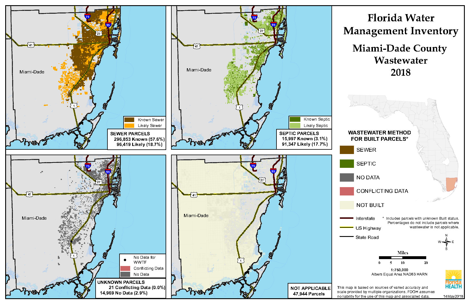 Wastewater Breakdown Map