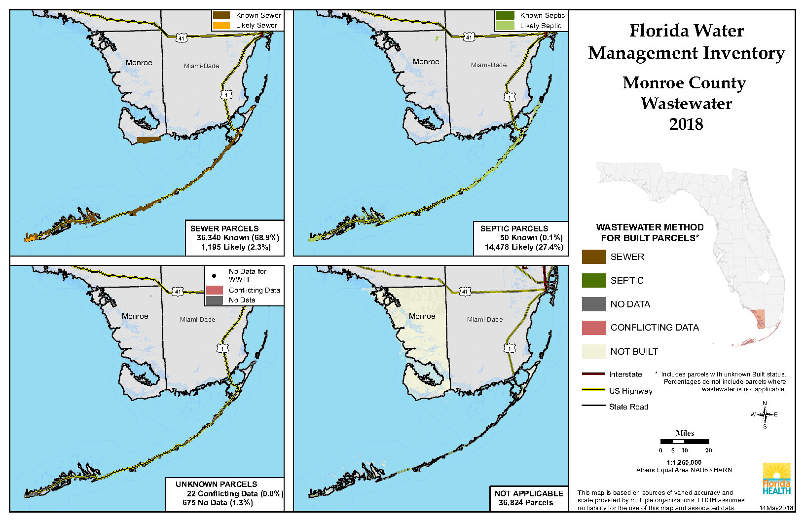 Wastewater Breakdown Map