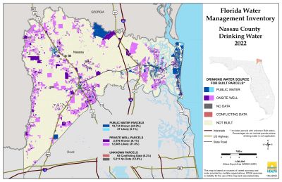 Drinking Water $County Single Map