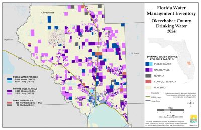 Drinking Water $County Single Map