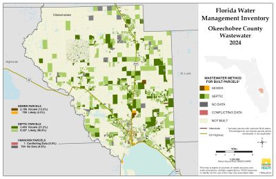 Wastewater $County Single Map