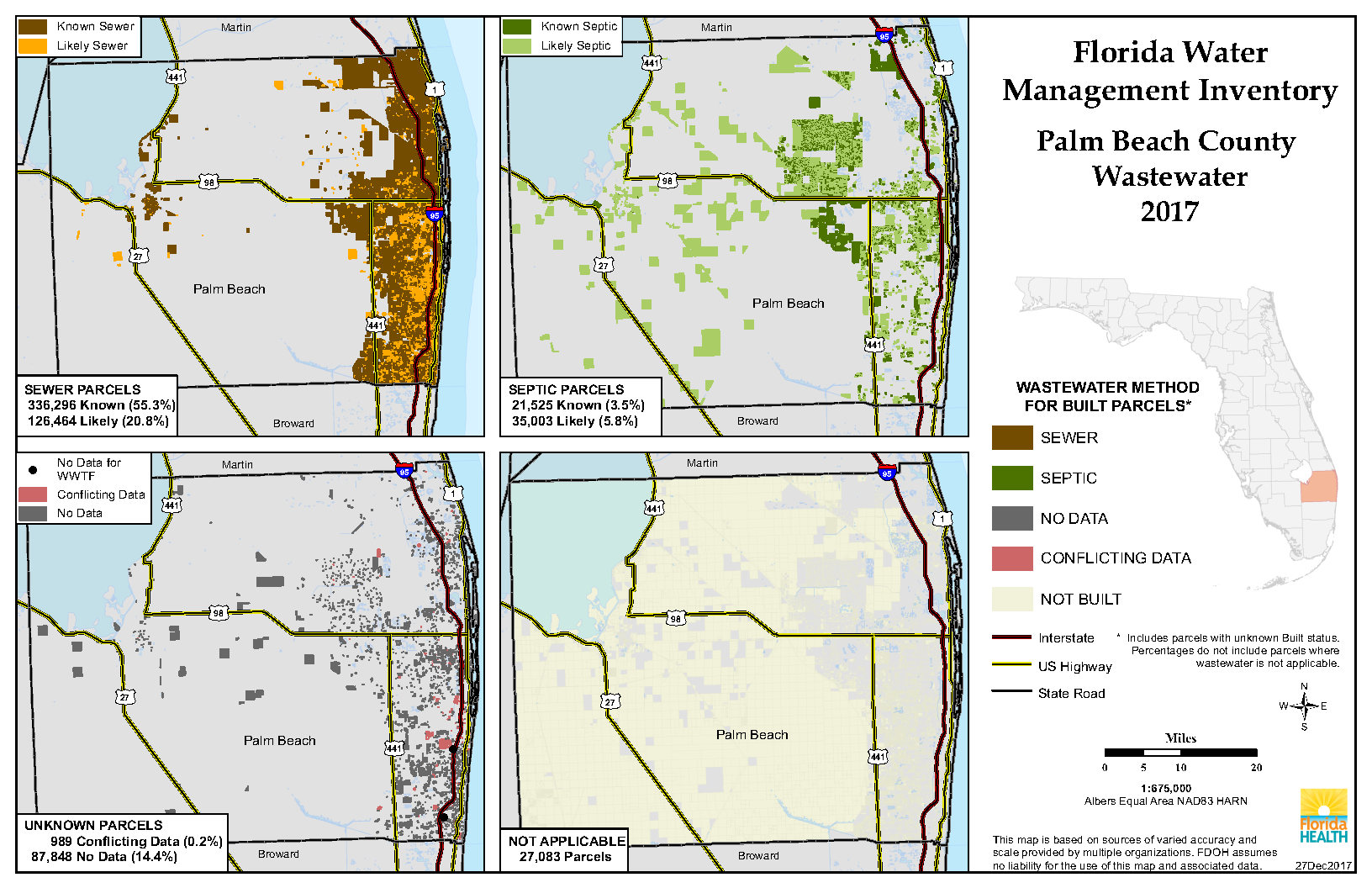 Wastewater Breakdown Map