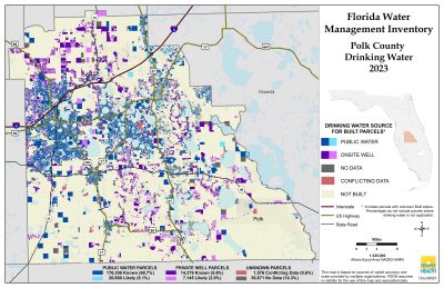 Drinking Water $County Single Map