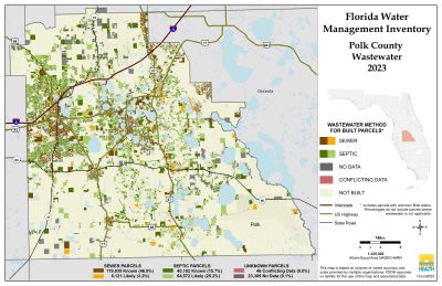 Wastewater $County Single Map