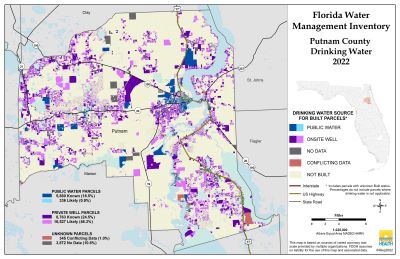 Drinking Water $County Single Map