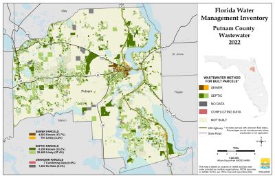 Wastewater $County Single Map