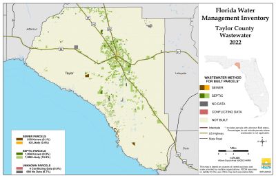 Wastewater $County Single Map