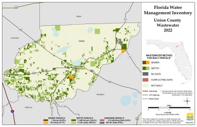 Wastewater $County Single Map