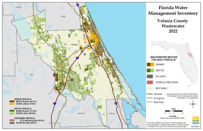 Wastewater $County Single Map