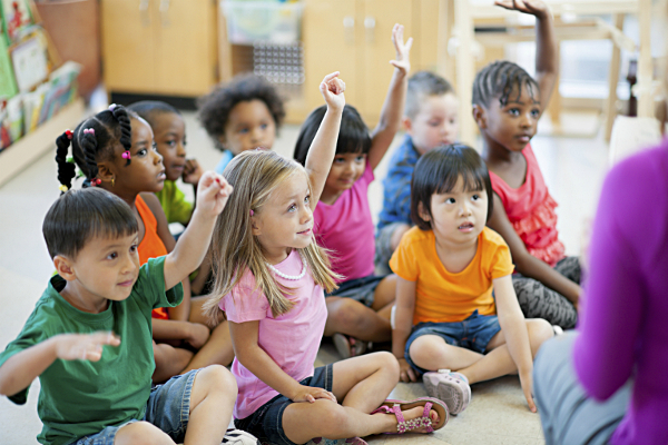 Preschool Children seen in a class setting