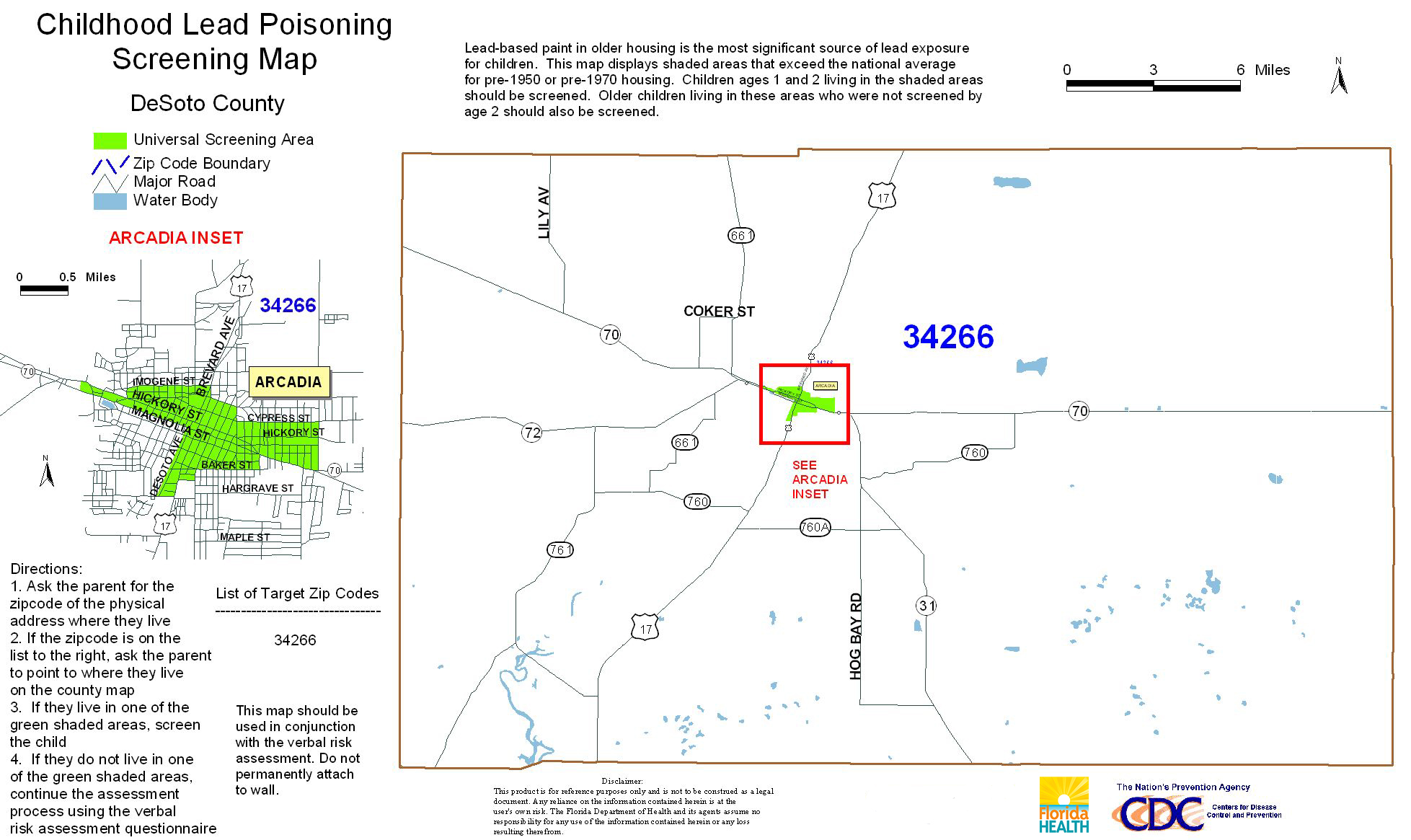 Desoto County Screening Map - Opens in New Window - 285KB.